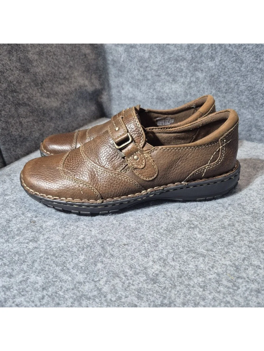 Earth Origins By Earth Clinton Women’s Brown Leather Loafers Size 8.5 M